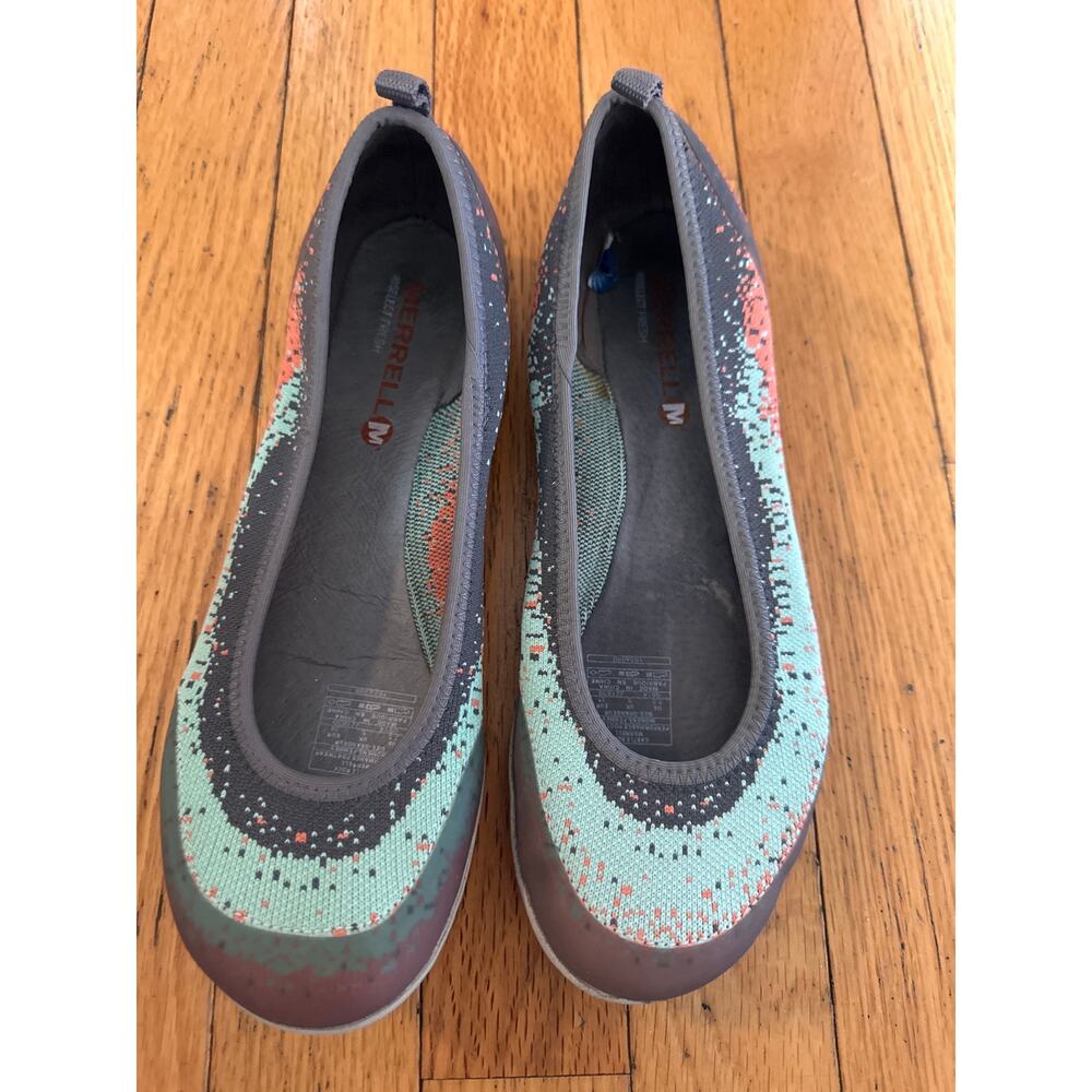 Merrell Ballet Flats Women’s Size 7.5 Slip On Comfort Shoes Multicolor Travel